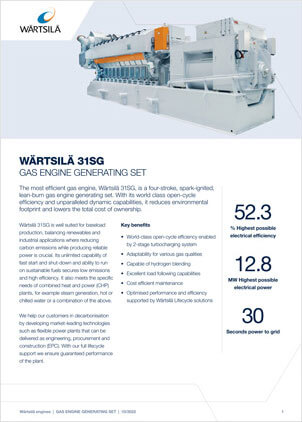 Wärtsilä 31SG Balancer leaflet