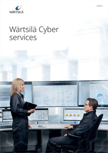Wärtsilä Cyber services energy brochure.