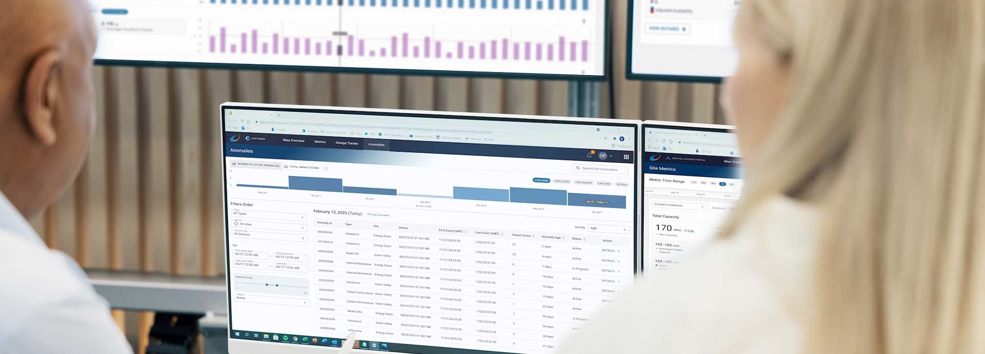 GEMS Pulse software shown on screen