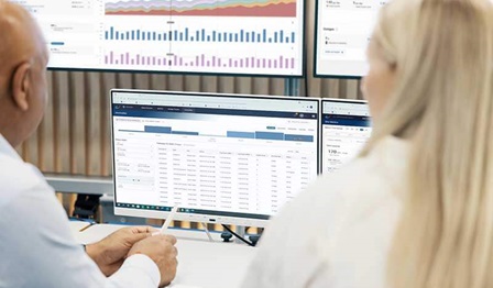 GEMS Pulse software shown on screen