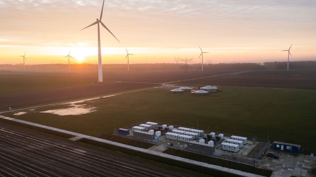windmill aerial view