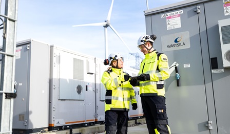 Engineers at Giga storage ES&O site. Shot in Q4 2023