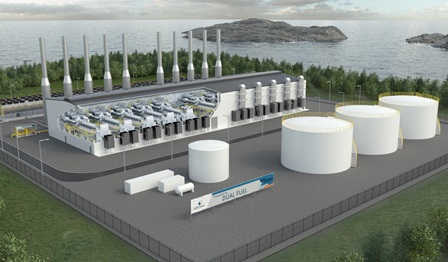 Wärtsilä dual fuel power plant