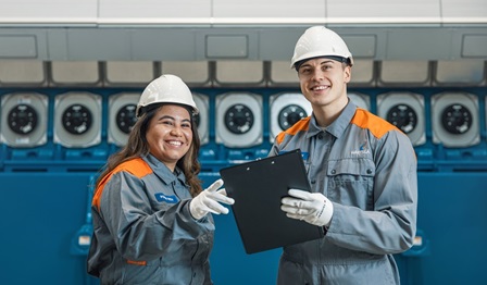 People in power plant