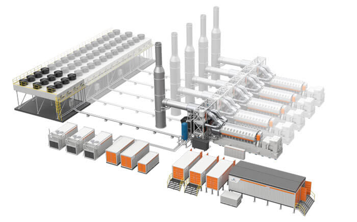 Wärtsilä 31SG Balancer power plant.