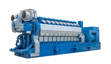 Wärtsilä 34DF multi-fuel engine for power plants.