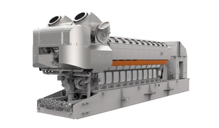 Wärtsilä 31SG gas engine for power plants.