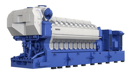 Wärtsilä 32 diesel engine for power plants.