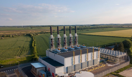 Centrica power plant aerial image.