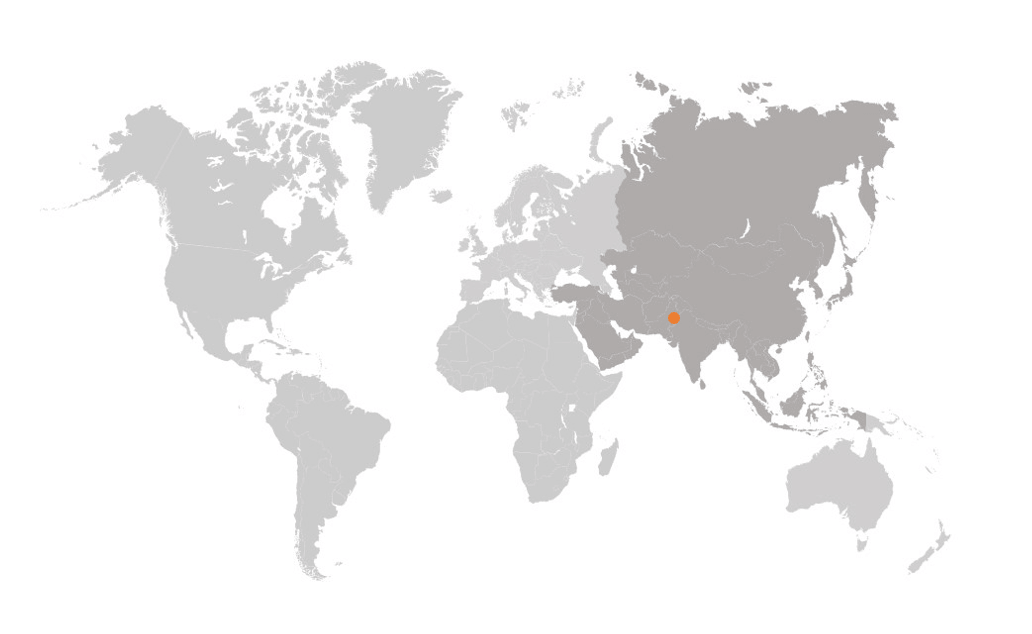 Lahore on the map