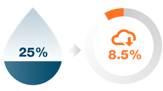 Hydrogen/natural gas blend