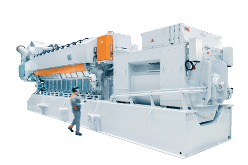 Wärtsilä 31 genset for power plant applications.