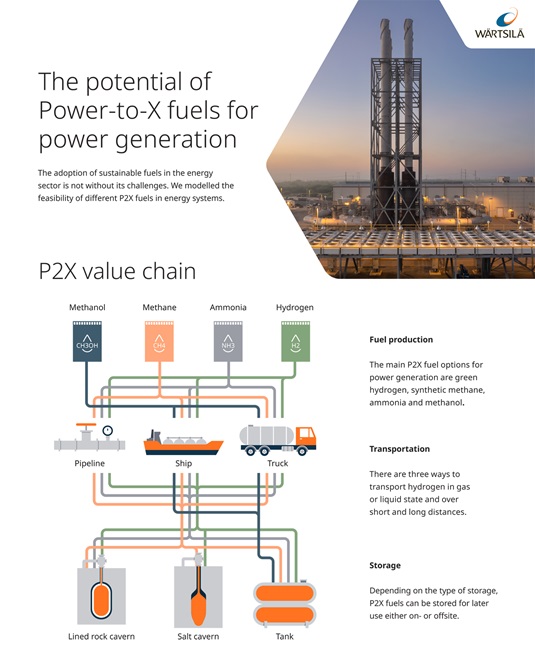 P2X value chain infograph