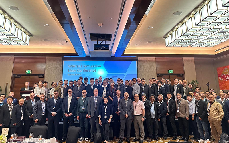 group of participants at Wärtsilä Simulation User Conference 2025 in Manila
