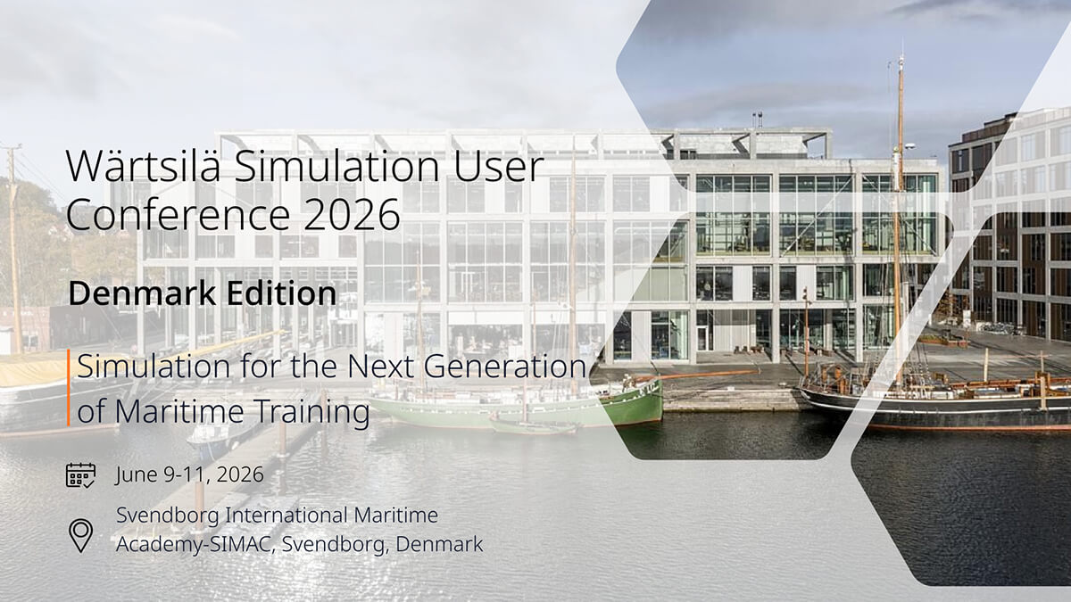 Wärtsilä Simulation User Conference Europe Edition