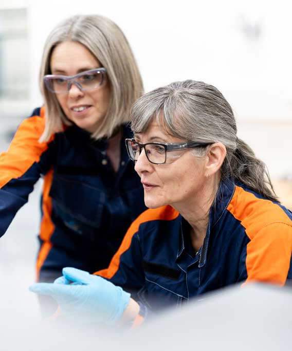 Women in fuel lab