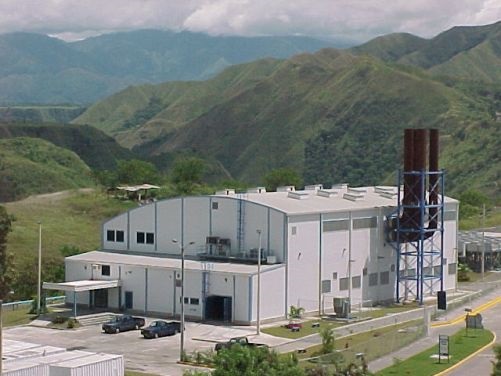 Caracolito power plant, located near Ibagué, a municipality in the department of Tolima in Colombia.