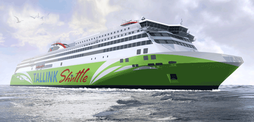 The new fast ropax ferry ordered by AS Tallink Grupp for its Tallinn – Helsinki route, will feature Wärtsilä 50DF dual-fuel engines running primarily on liquefied natural gas (LNG).