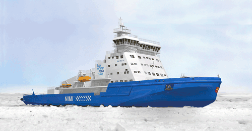 Arctech Helsinki Shipyardin Liikennevirastolle rakentama ja Wärtsilän monipolttoainemoottoreilla varustettu uusi jäänmurtaja on ympäristöystävällisin koskaan rakennettu jäänmurtaja
