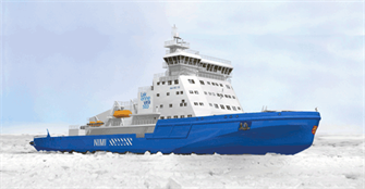 Arctech Helsinki Shipyardin Liikennevirastolle rakentama ja Wärtsilän monipolttoainemoottoreilla varustettu uusi jäänmurtaja on ympäristöystävällisin koskaan rakennettu jäänmurtaja The new icebreaker built by Arctech Helsinki Shipyard for the Finnish Transport Agency and powered by Wärtsilä dual-fuel engines will be the most environmentally friendly icebreaker ever built