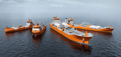 The new series of LNG Carrier ship designs consists of four vessel designs