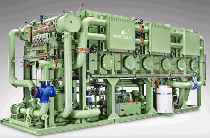 The Wärtsilä Serck Como fresh water generators produce the high quality fresh water needed onboard a cruise ship.
