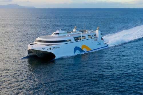 The world’s fastest high speed ferry is powered by Wärtsilä Axial Waterjets