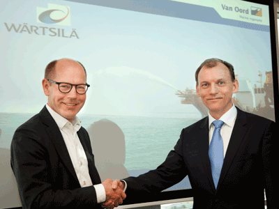 Wärtsilä signs three-year service agreement with Dutch dredging and marine contractor Van Oord