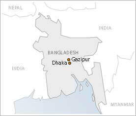 Bangladesh map