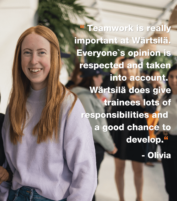 “I really like our team spirit. I feel that it has been effortless to discuss ideas with my colleagues, and our team has an excellent work ethic and will to develop the business (1)