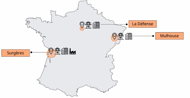 France energy locations