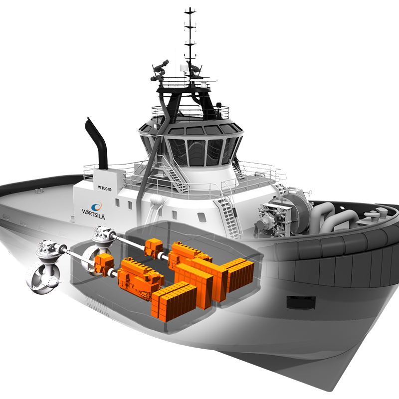 Wärtsilä HY TUG sketch with HY FWD alpha b-w01