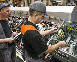 Electrical and Automation factory workers
