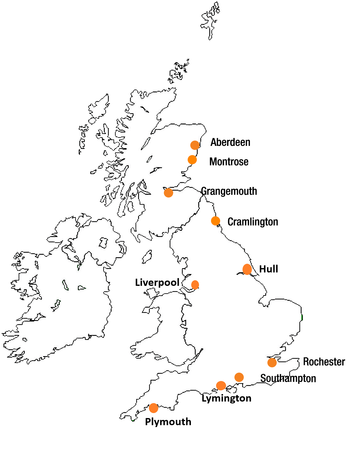 E&A map