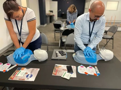 CPR training 