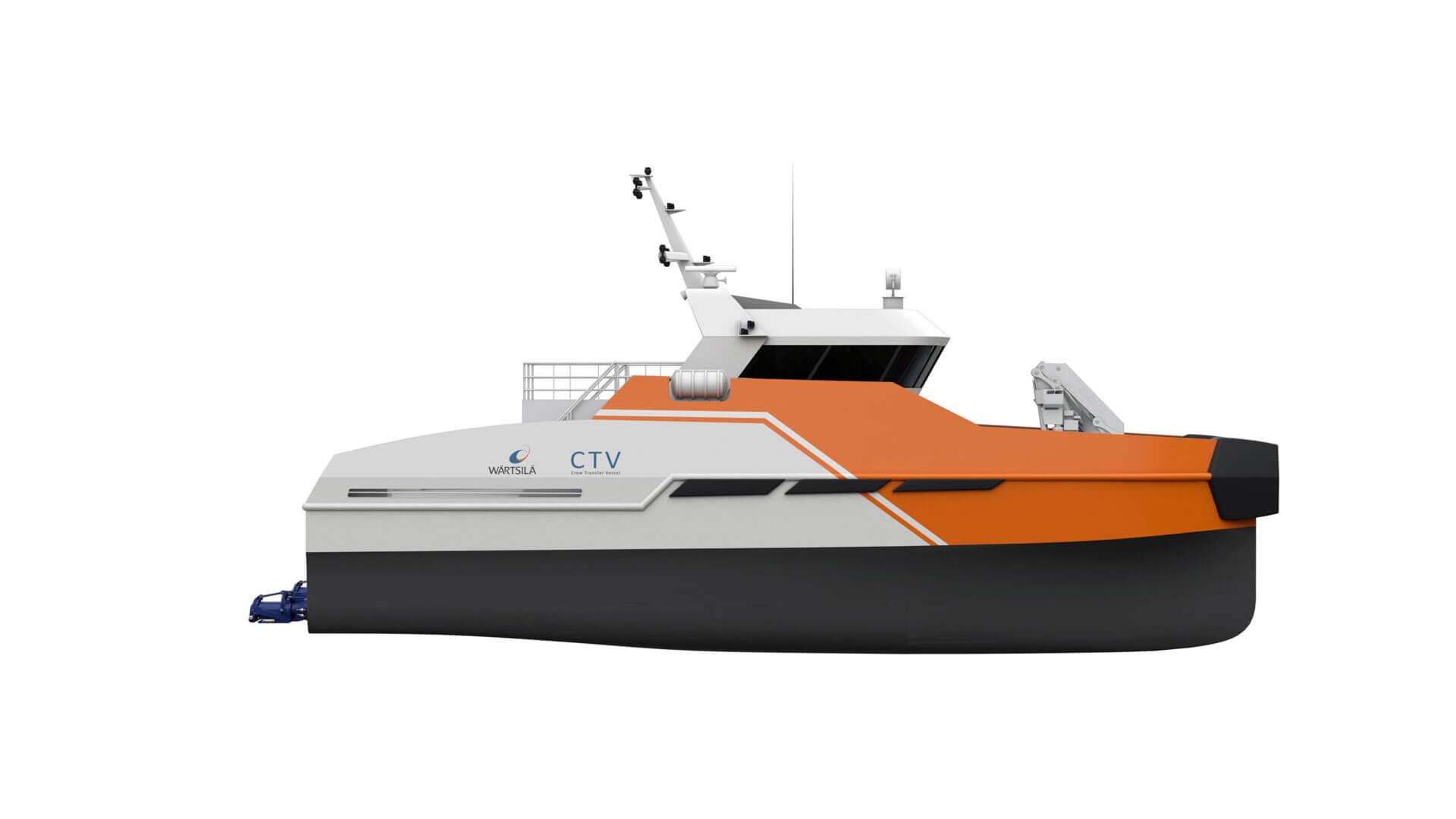 Crew transfer vessel