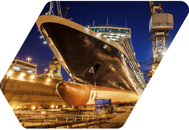 ship at the dry dock