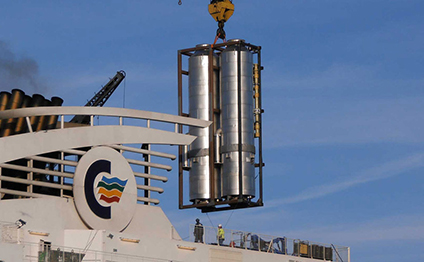 Scrubber installation