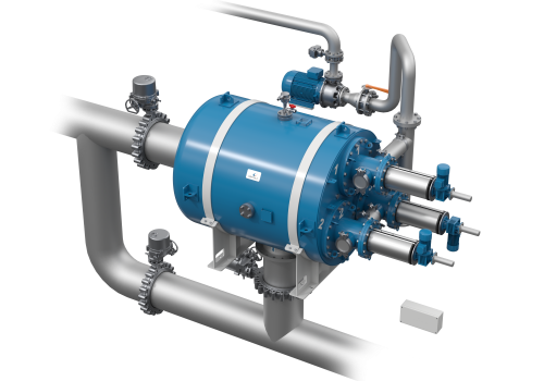 Filtration system for Aquarius EC BWMS