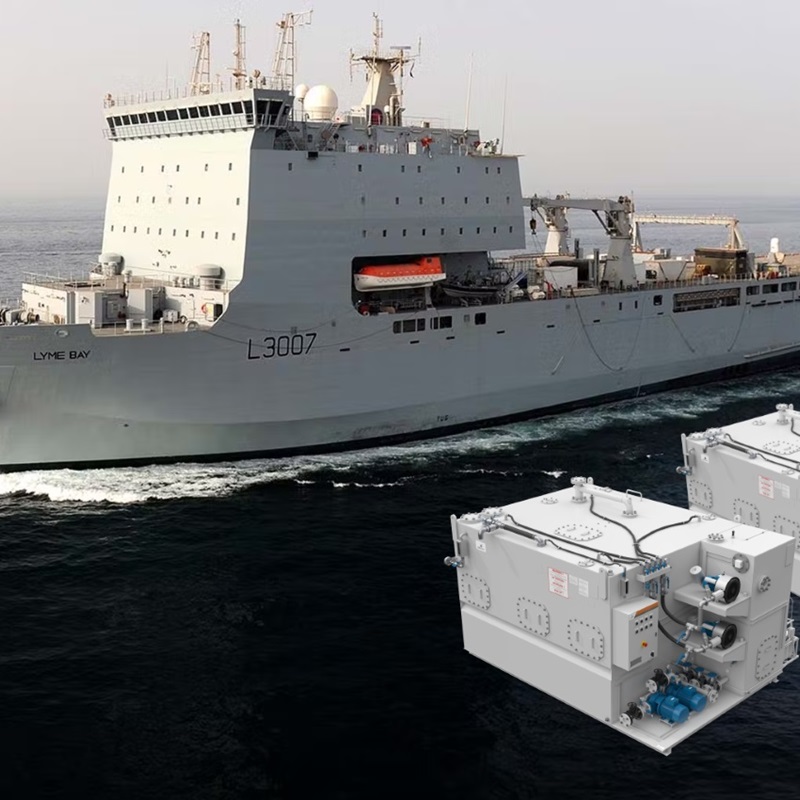 RFA Lyme Bay equipped with two new Wärtsilä Sewage Treatment Plants (STC-15)