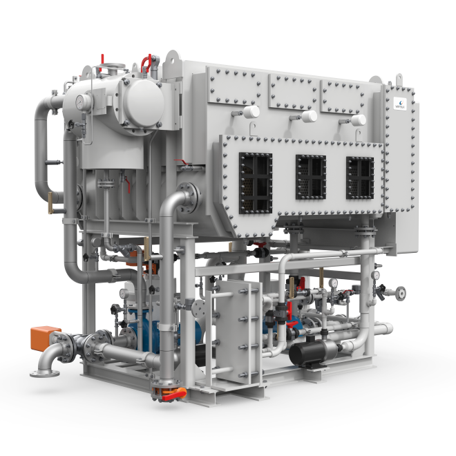 Horizontal inner Tube Evaporator (HiTE) Marine Freshwater Generator