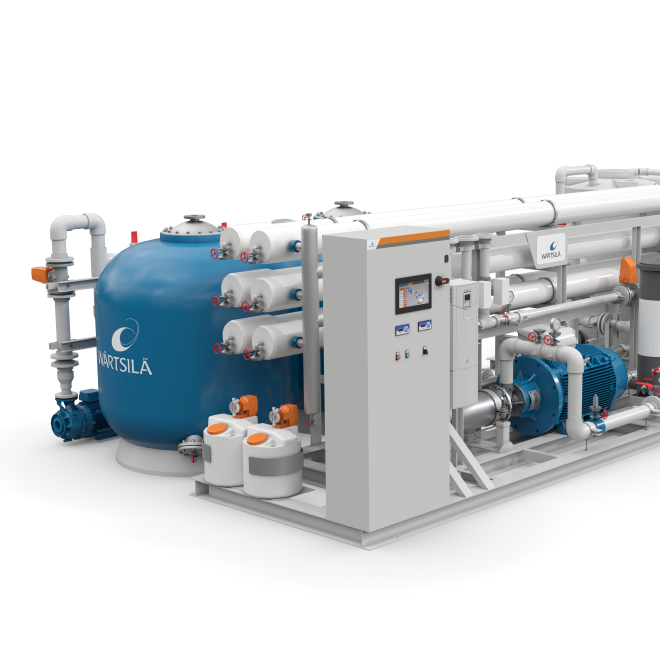 Reverse Osmosis Plants by Wärtsilä Water & Waste. Freshwater makers for marine and offshore applications