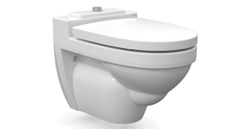 Wärtsilä Vacuum Toilets - AV 13 bulkhead mounting