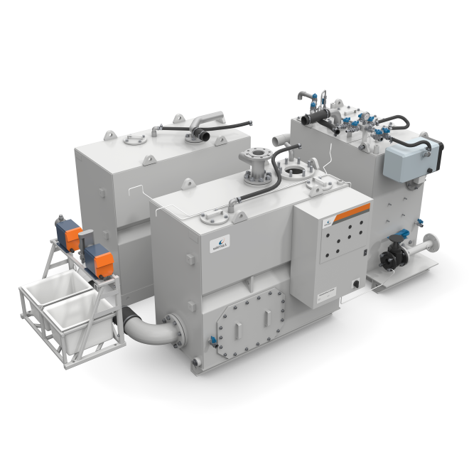 Wärtsilä Hamworthy RTC 20 series super trident retrofit sewage treatment plant