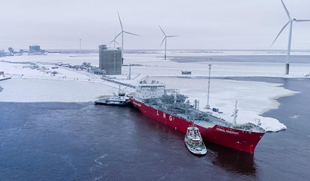 The first LNG shipment delivered to Tornio Manga LNG