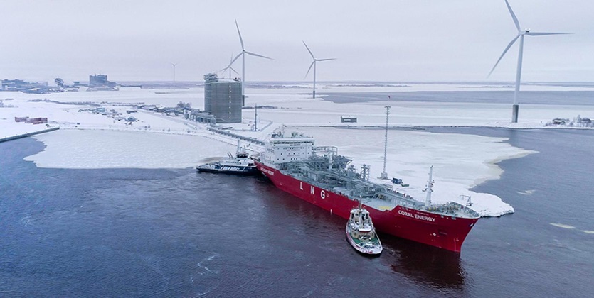 The first LNG shipment delivered to Tornio Manga LNG