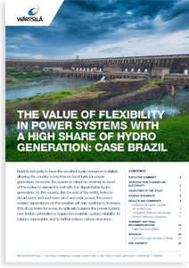 The value of flexibility in power systems Brazil