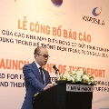 Mr. Pham Minh Thanh speaking at the event