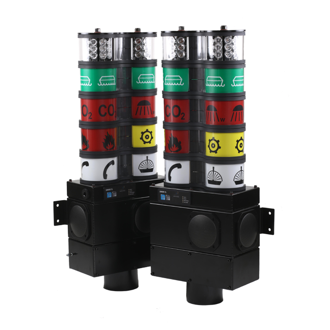 Wärtsilä Smart Traffic Lights Visible and audible alarms indication