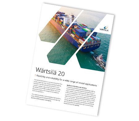 cover of the Wartsila 20 brochure